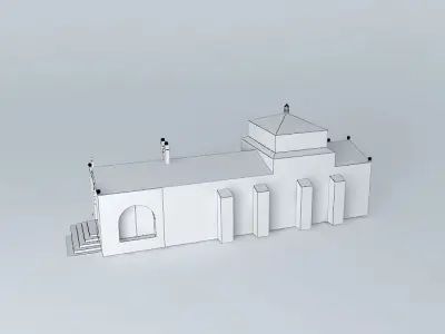 Hermitage of the Holy Christ of the Calvary Free 3D model