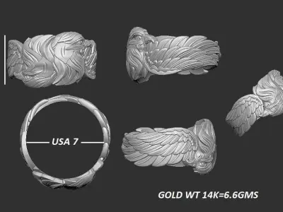 EAGLE STL 3D model