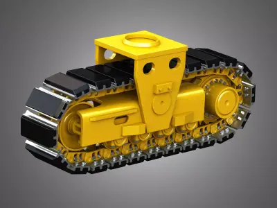  Asphalt Removal Track 3D model