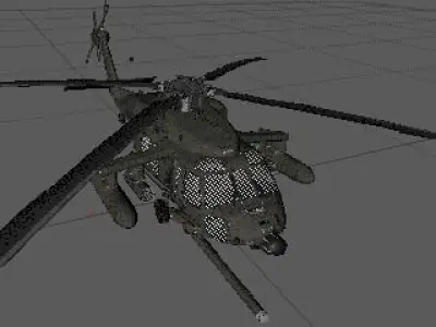 UH-60 Blackhawk KFOR 3D model