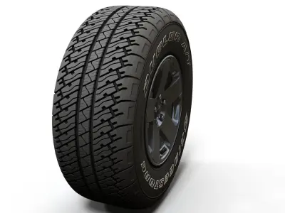 Offroad Wrangler wheel 3D model