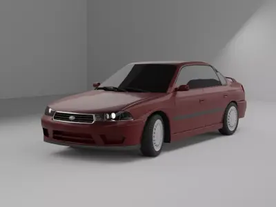 Subaru Legacy - Free Blender model Free 3D model
