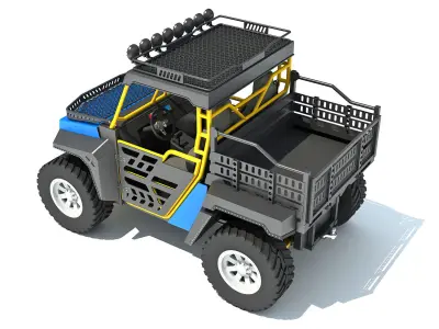 UTV Utility Vehicle 3D model