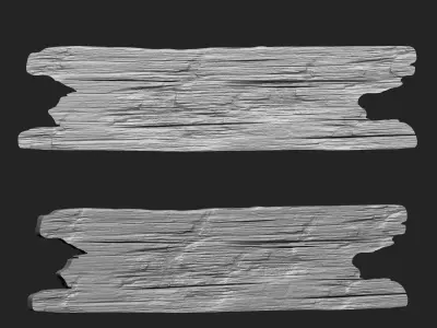 Wooden Plank IMM Brush Pack 20 in One Vol2 3D model