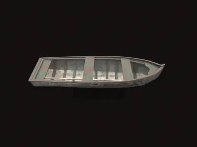 Fishing Boat V01 Low-poly 3D model