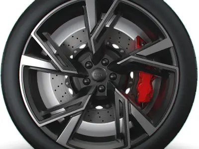 Audi RS6 wheel 3D model