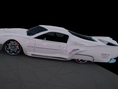 Flying scifi restomod  3D model