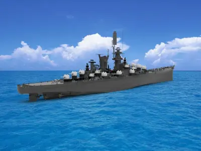 USS Hawaii 3D model