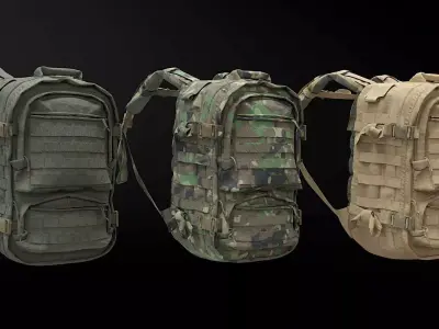 SOLDIER Backpack Tactical Pegasus 3D model