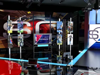ESPN sportcenter studio 3D model
