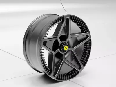 F40 LM Wheel 3D model