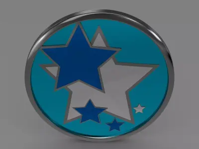 Venucia logo 3D model