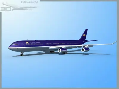 Falcon3D A340-600 Vietnam Airlines 3D model