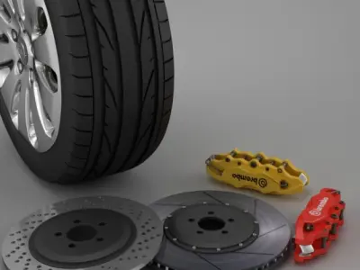 Wheel Opel Insignia 2 3D model