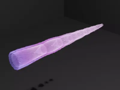 Rocket - Jet Engine Thrust Animation 3D model