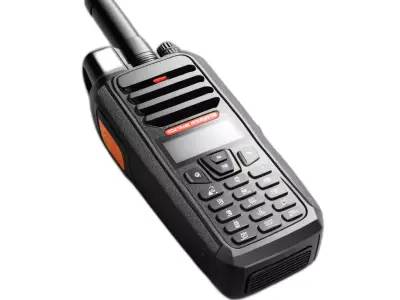 Rugged TwoWay Radio Communication Device Low-poly 3D model