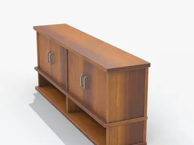 hinged shelf 3D model