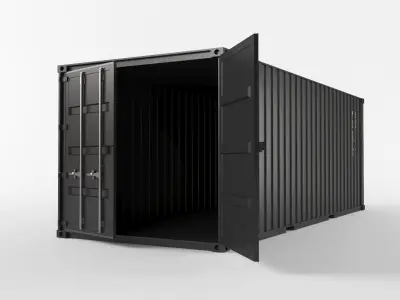 Container Black 3D model