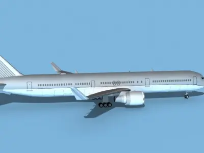 Boeing 767-400 Corporate 3 3D model