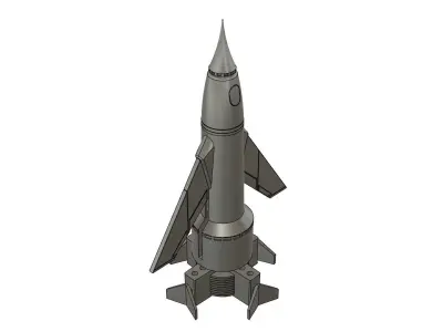 THUNDERBIRD 1 rocket 3D print model
