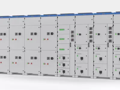 Complete Panels electricity cupboard 3D model