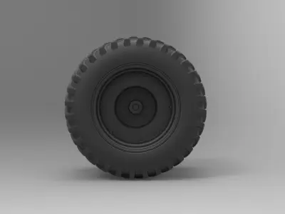 Rear wheel from Gigahorse 3D model