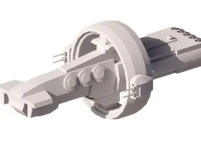 Spaceship-spacecraft-Ultra11 3D model