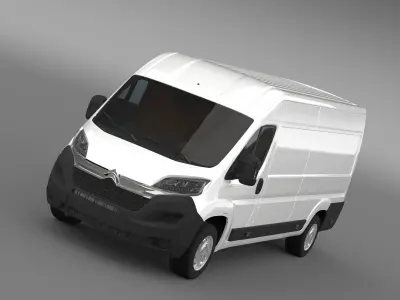 Citroen Relay Van L4H2 2017 3D model