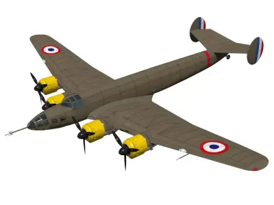 Bloch MB162 3D model