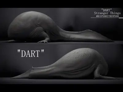 3D PRINTABLE Dart from Stranger Things - Stage one 3D print model purchase
