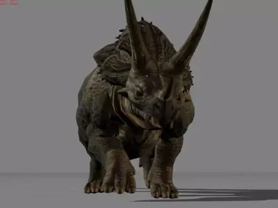 Tricera Dinosaurs Animal Low-poly 3D model