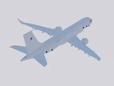 Embraer Sea Sultan 1000 Low-poly 3D model