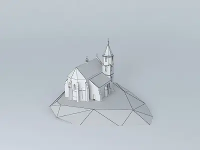 Shrine of Our Lady of Consolation in Pilsen Free 3D model