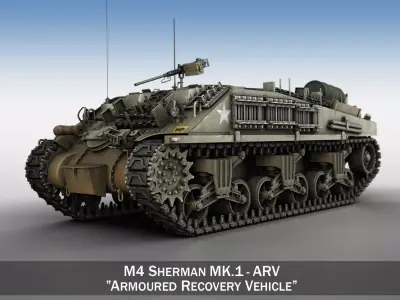M4 Sherman ARV MK I 3D model