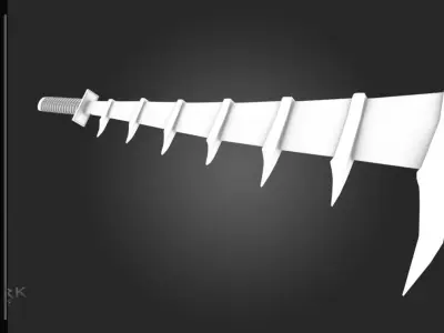 Zabimaru Bleach Low-poly 3D model