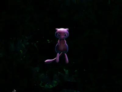 Kanto Legenday Pokemon Pack Low-poly 3D model