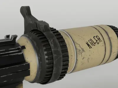 Tactical Scope - Maya Arnold Shader 3D model