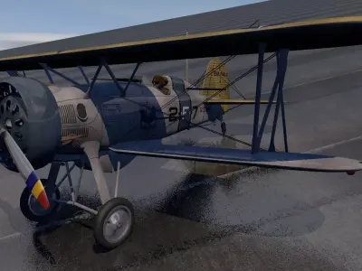 Boeing F4B  -  P-12 3D model