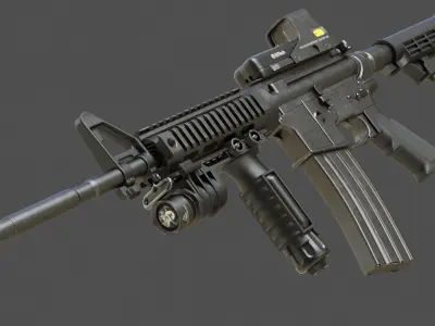 M4 Carbine 01 3D model