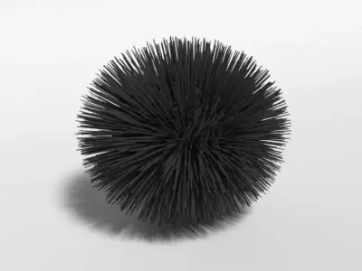 Cartoon Sea Urchin Free 3D model