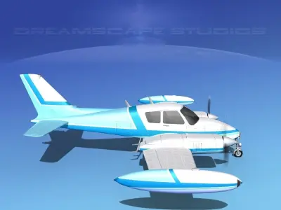Cessna 310 V01 3D model