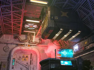 scifi interior 3D model