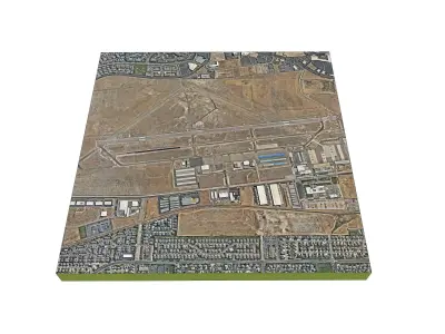 South Valley Regional Airport - High Resolution Background 3D model
