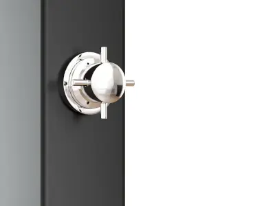 Contemporary shower Quartz 3D model