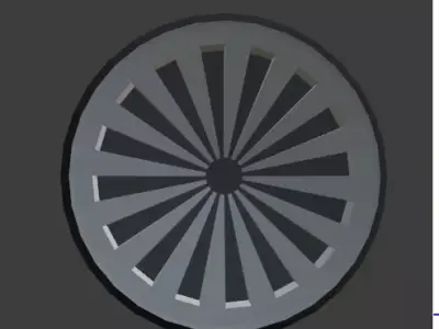 Car Wheel 3D model