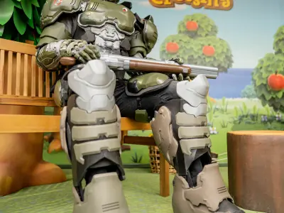 Doom Guy Boots 3D print model for cosplay 3D print model