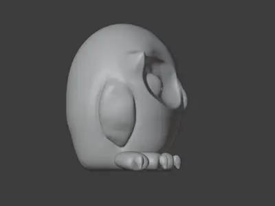 Owl character Free 3D model