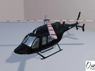 Helicopter Bell 429 3D model