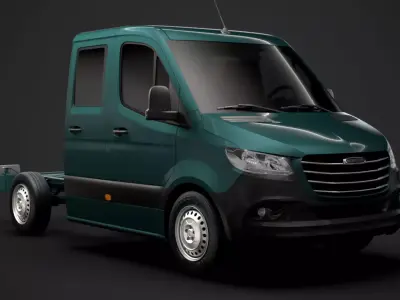 Freightliner Sprinter Chassis Crew Cab L1 FWD 2020 3D model