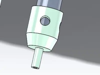 Filling head with motor sending unit 3D model